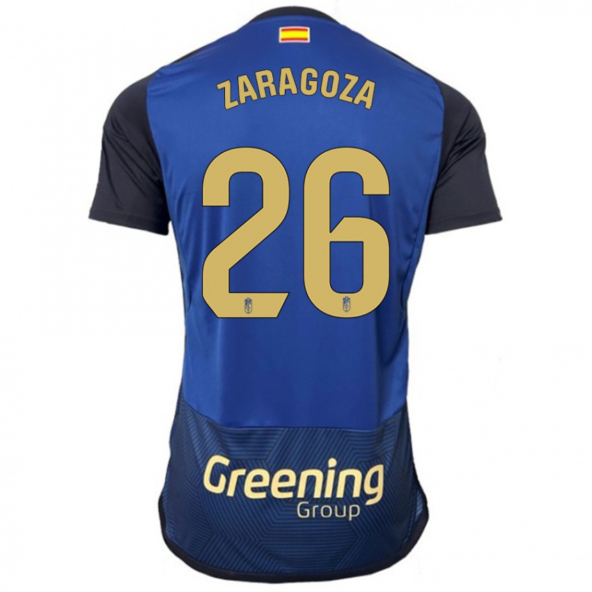 Női Bryan Zaragoza #26 Haditengerészet Idegenbeli Jersey 2023/24 Mez Póló Ing