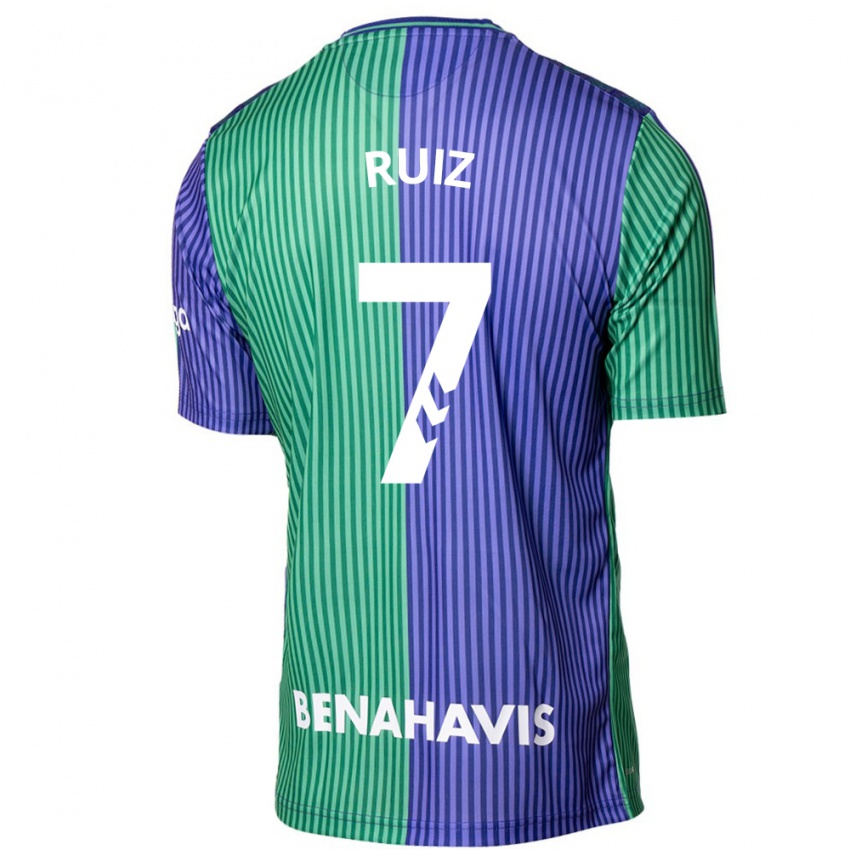 Női María Ruiz #7 Zöldes-Kék Idegenbeli Jersey 2023/24 Mez Póló Ing