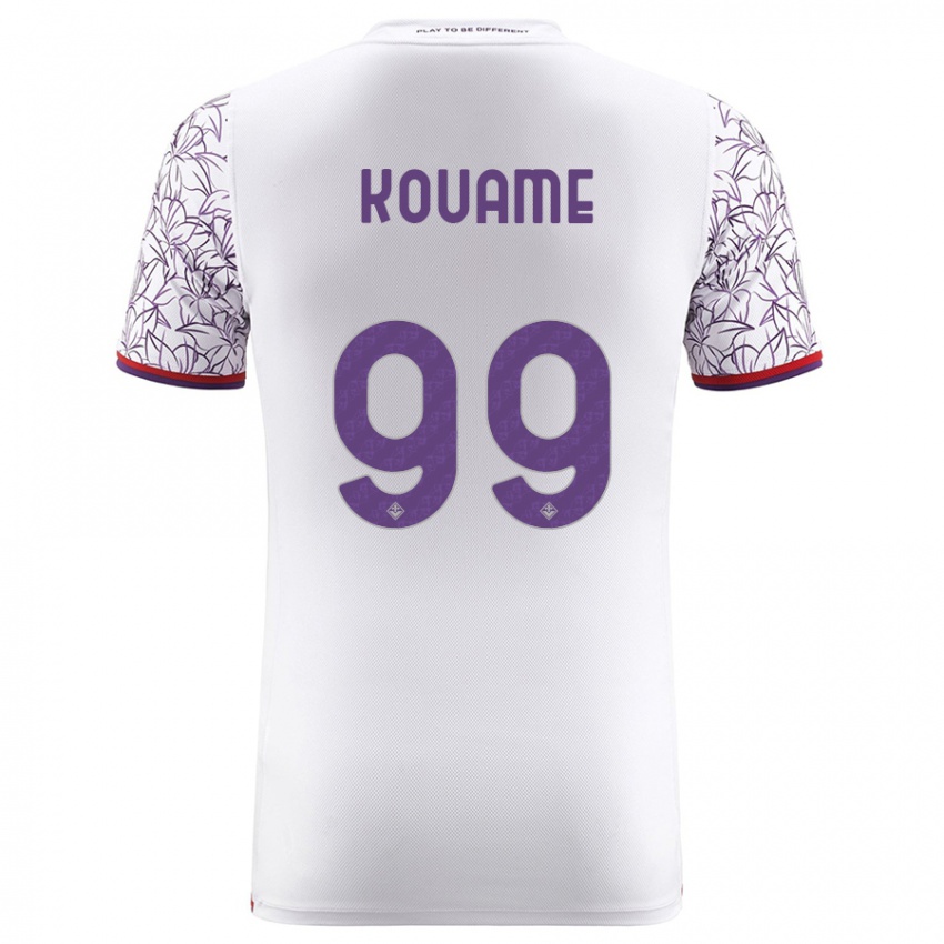 Női Christian Kouame #99 Fehér Idegenbeli Jersey 2023/24 Mez Póló Ing