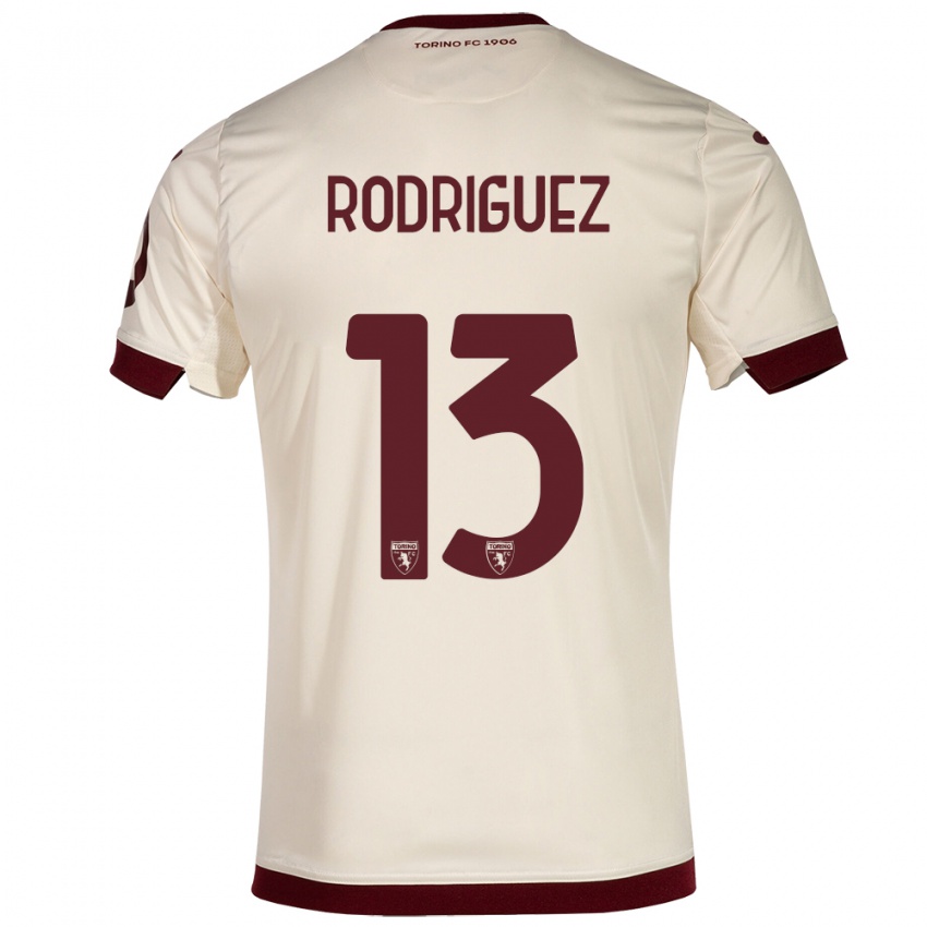 Női Ricardo Rodríguez #13 Pezsgő Idegenbeli Jersey 2023/24 Mez Póló Ing