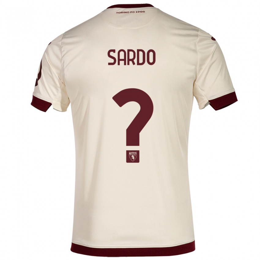 Női Christian Sardo #0 Pezsgő Idegenbeli Jersey 2023/24 Mez Póló Ing