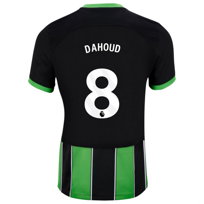 Női Mahmoud Dahoud #8 Fekete Zöld Idegenbeli Jersey 2023/24 Mez Póló Ing