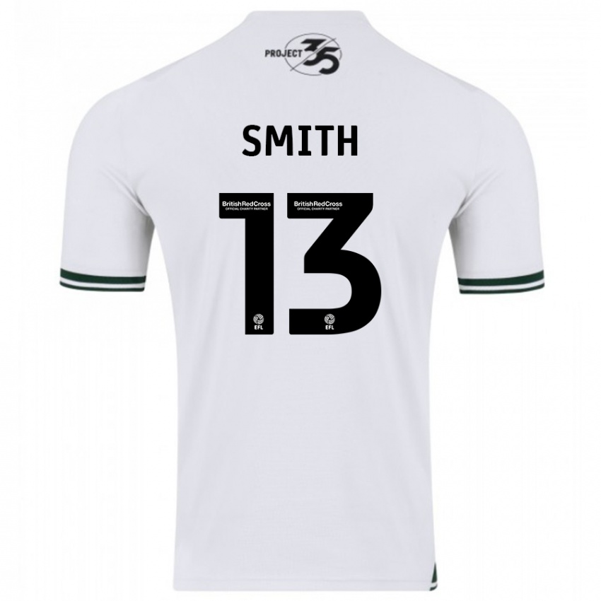 Női Grace Smith #13 Fehér Idegenbeli Jersey 2023/24 Mez Póló Ing