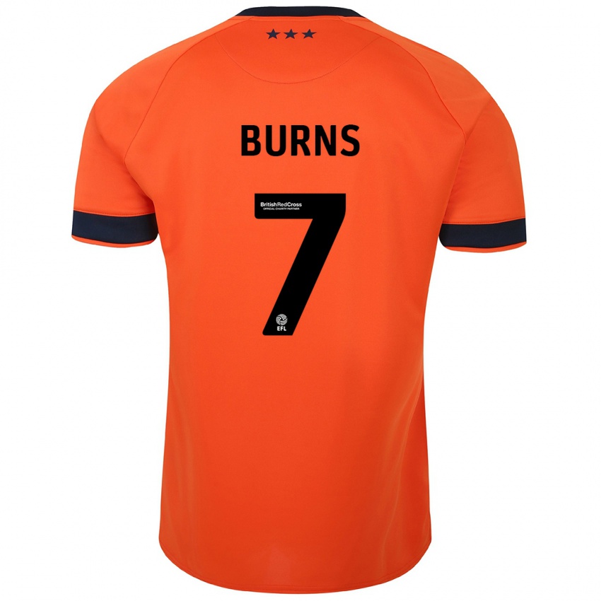 Női Wes Burns #7 Narancs Idegenbeli Jersey 2023/24 Mez Póló Ing