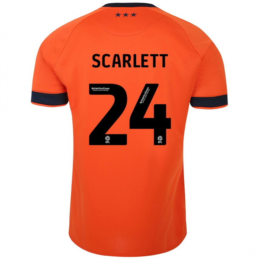 Női Dane Scarlett #24 Narancs Idegenbeli Jersey 2023/24 Mez Póló Ing