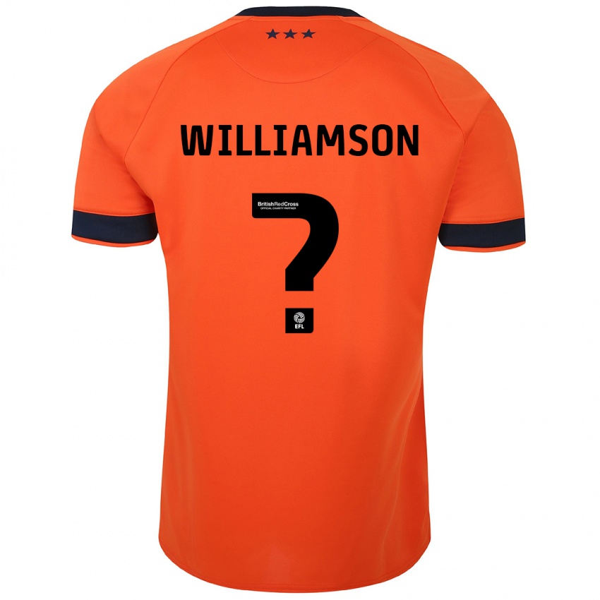 Női Woody Williamson #0 Narancs Idegenbeli Jersey 2023/24 Mez Póló Ing