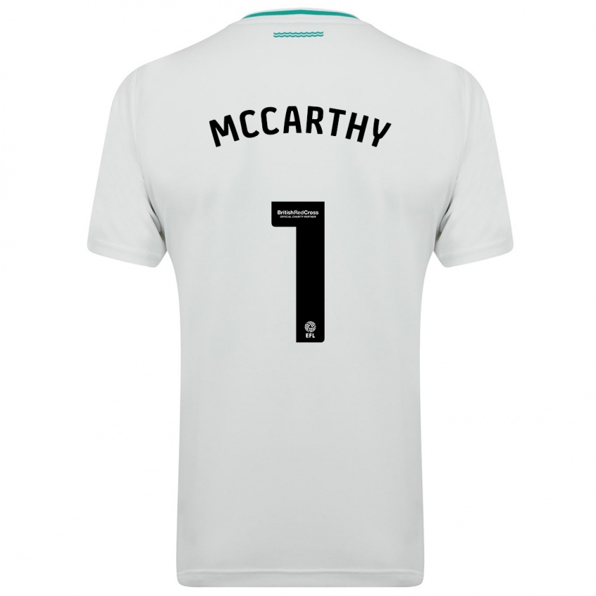 Női Alex Mccarthy #1 Fehér Idegenbeli Jersey 2023/24 Mez Póló Ing