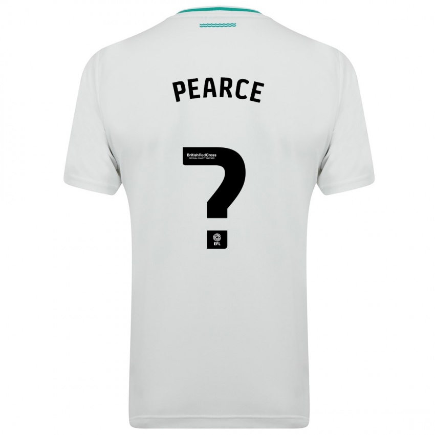 Női Luke Pearce #0 Fehér Idegenbeli Jersey 2023/24 Mez Póló Ing