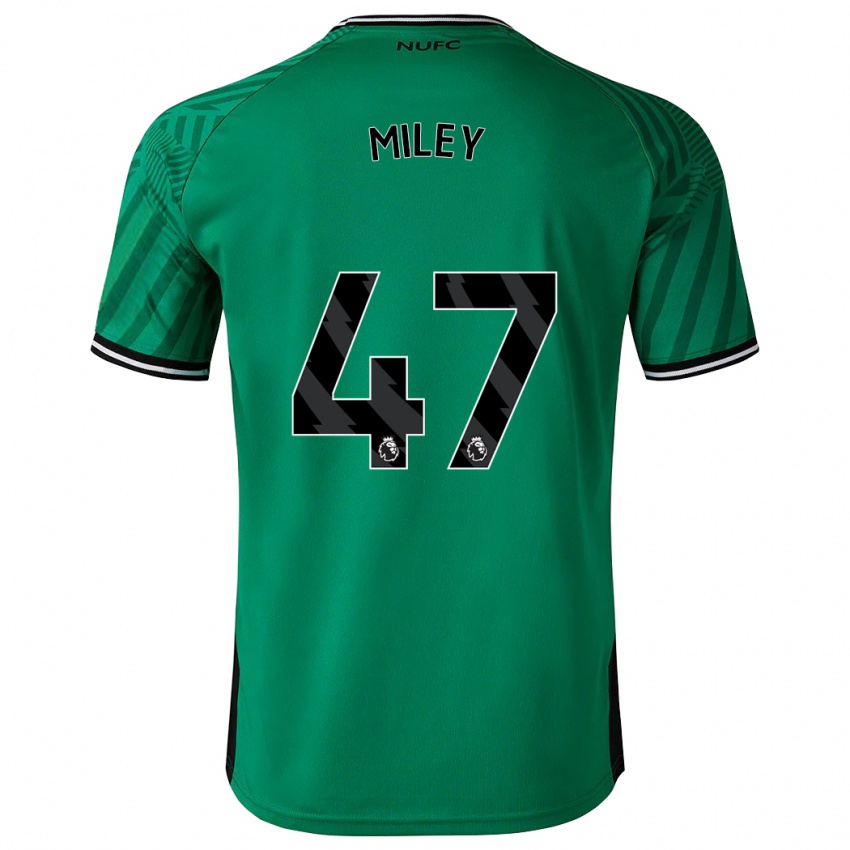 Női Jamie Miley #47 Zöld Idegenbeli Jersey 2023/24 Mez Póló Ing