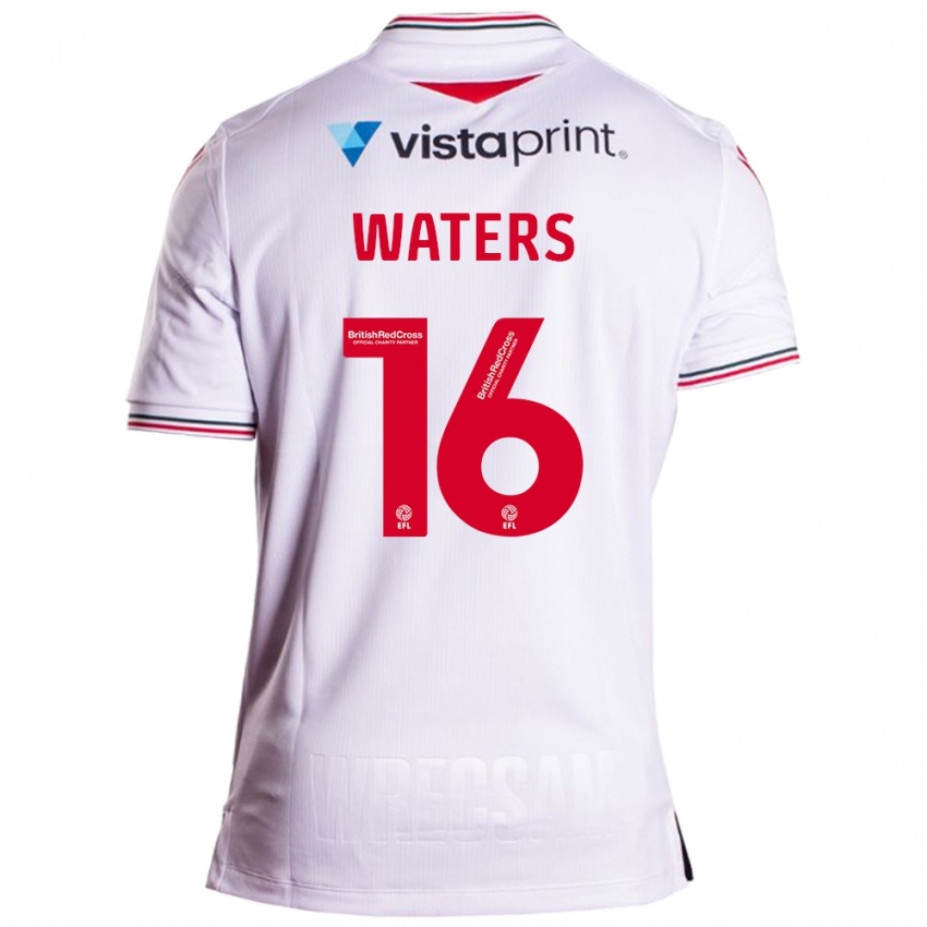 Női Billy Waters #16 Fehér Idegenbeli Jersey 2023/24 Mez Póló Ing