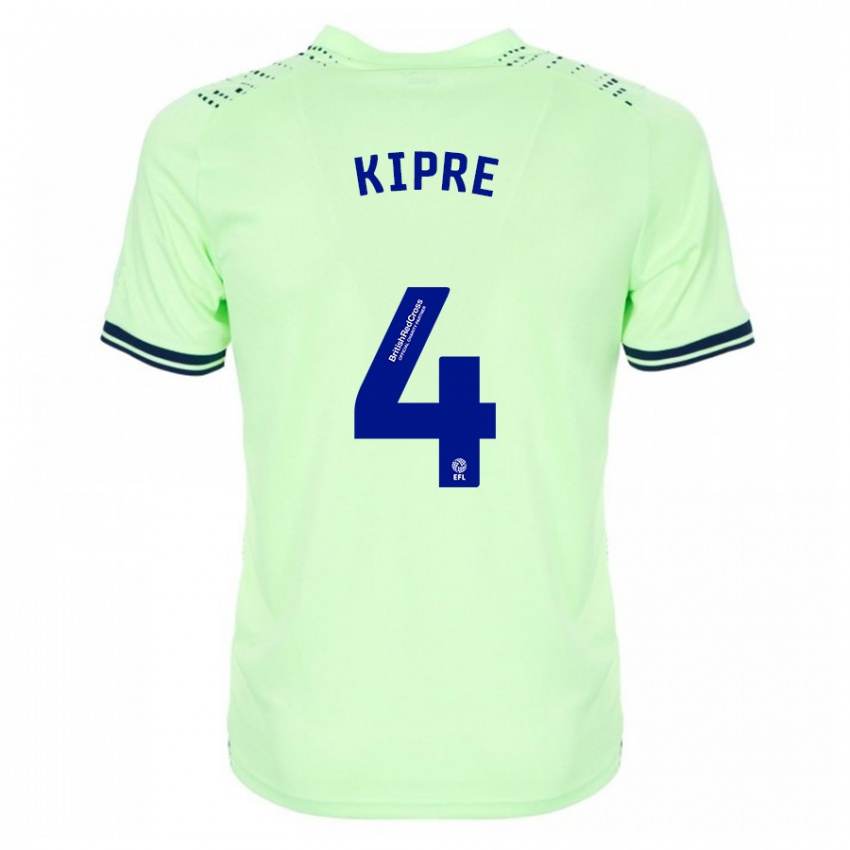 Női Cédric Kipré #4 Haditengerészet Idegenbeli Jersey 2023/24 Mez Póló Ing