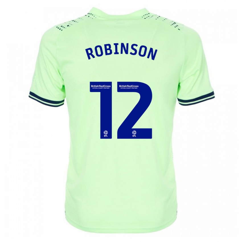 Női Leanne Robinson #12 Haditengerészet Idegenbeli Jersey 2023/24 Mez Póló Ing