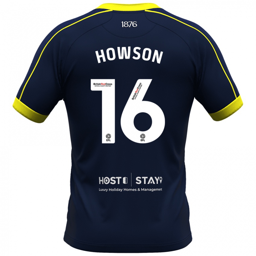 Női Jonathan Howson #16 Haditengerészet Idegenbeli Jersey 2023/24 Mez Póló Ing