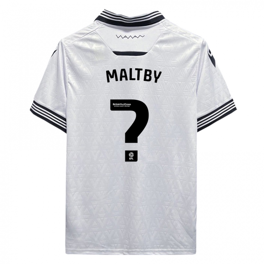 Női Mackenzie Maltby #0 Fehér Idegenbeli Jersey 2023/24 Mez Póló Ing