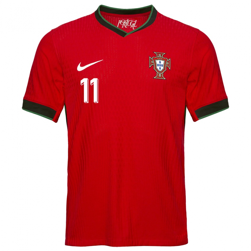 Gyermek Portugália Joao Felix #11 Piros Hazai Jersey 24-26 Mez Póló Ing