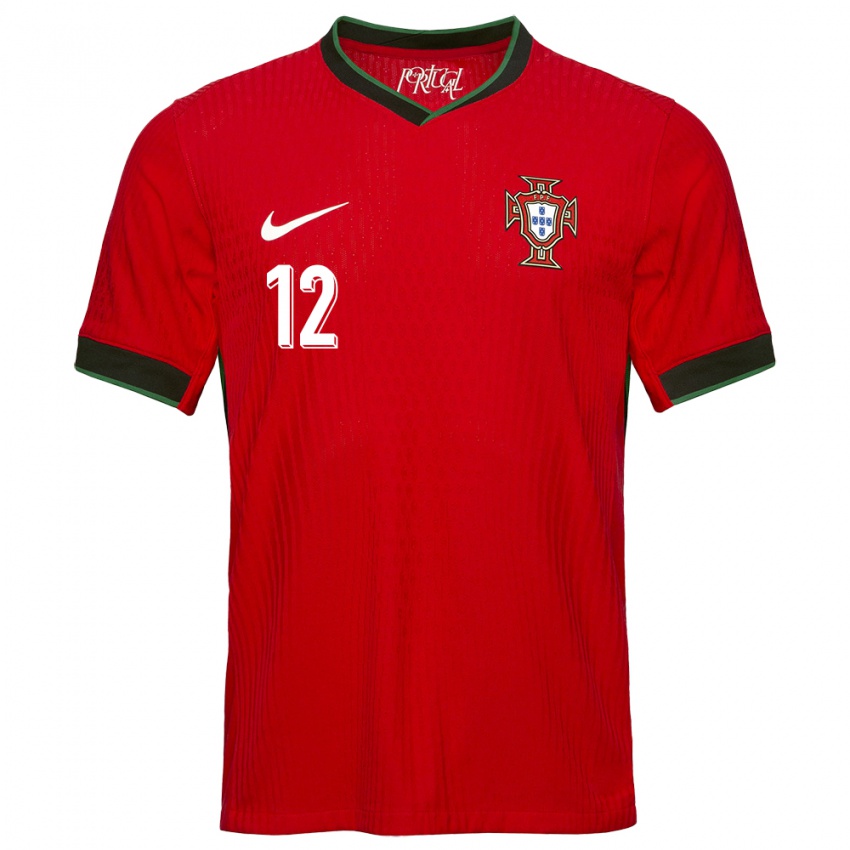 Gyermek Portugália Patricia Morais #12 Piros Hazai Jersey 24-26 Mez Póló Ing