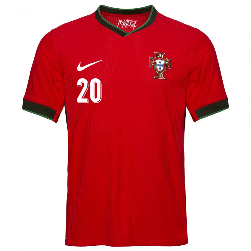 Gyermek Portugália Joao Cancelo #20 Piros Hazai Jersey 24-26 Mez Póló Ing