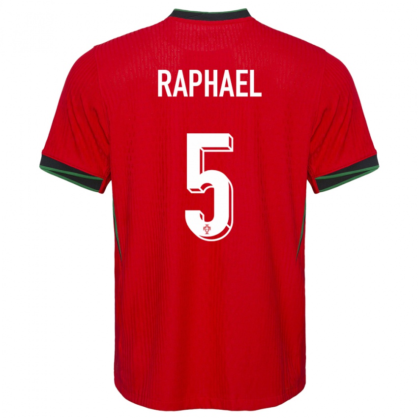 Gyermek Portugália Raphael Guerreiro #5 Piros Hazai Jersey 24-26 Mez Póló Ing