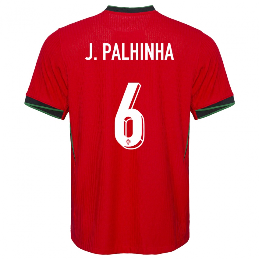 Gyermek Portugália Joao Palhinha #6 Piros Hazai Jersey 24-26 Mez Póló Ing