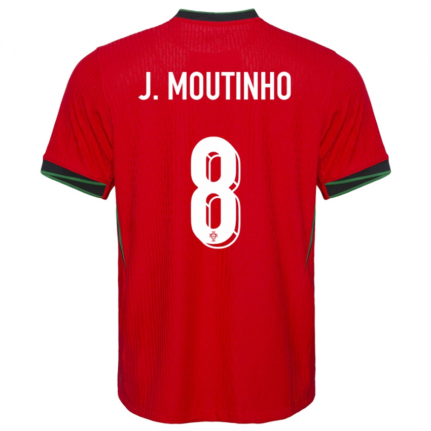 Gyermek Portugália Joao Moutinho #8 Piros Hazai Jersey 24-26 Mez Póló Ing