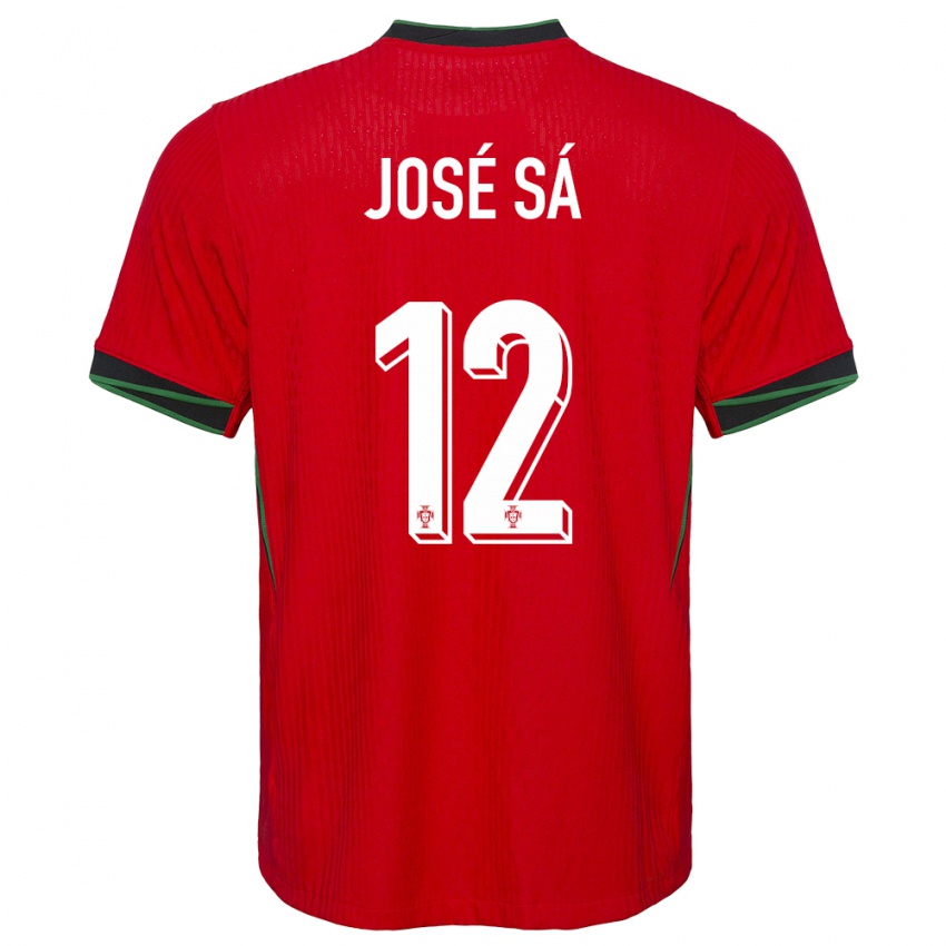 Gyermek Portugália Jose Sa #12 Piros Hazai Jersey 24-26 Mez Póló Ing