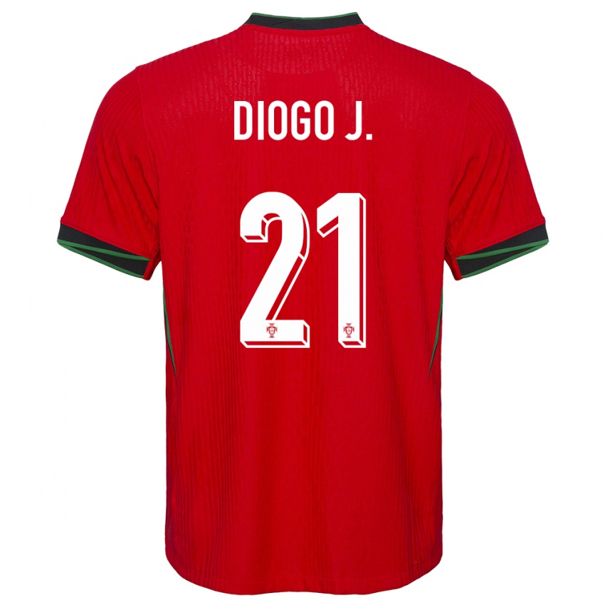 Gyermek Portugália Diogo Jota #21 Piros Hazai Jersey 24-26 Mez Póló Ing