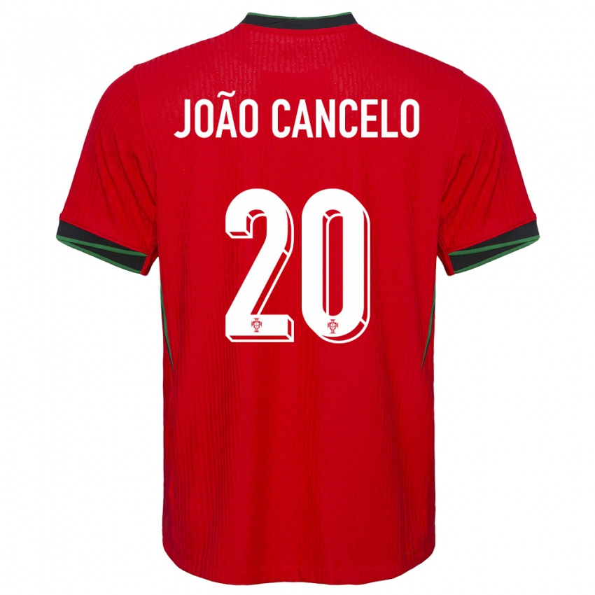 Gyermek Portugália Joao Cancelo #20 Piros Hazai Jersey 24-26 Mez Póló Ing