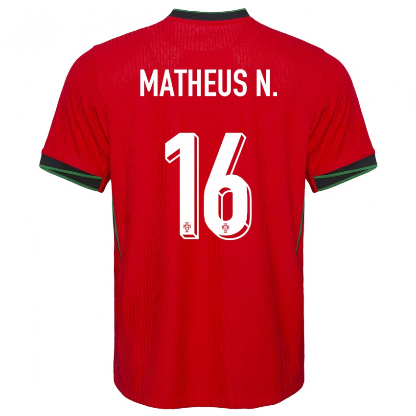 Gyermek Portugália Matheus Nunes #16 Piros Hazai Jersey 24-26 Mez Póló Ing