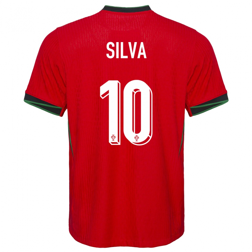 Gyermek Portugália Jessica Silva #10 Piros Hazai Jersey 24-26 Mez Póló Ing