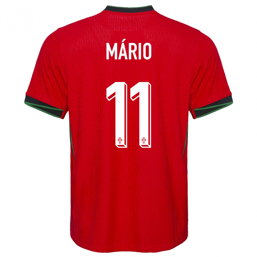 Gyermek Portugália Joao Mario #11 Piros Hazai Jersey 24-26 Mez Póló Ing