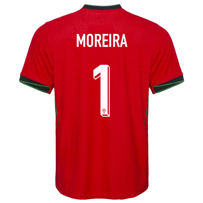 Gyermek Portugália Andre Moreira #1 Piros Hazai Jersey 24-26 Mez Póló Ing