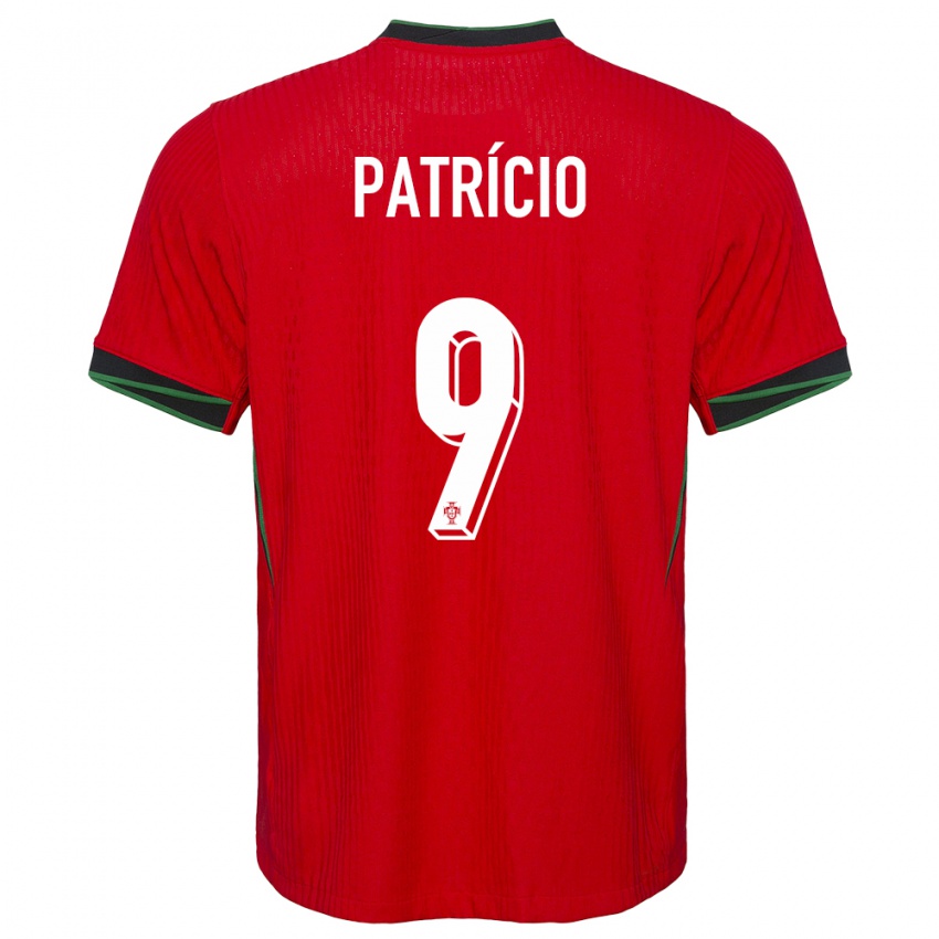 Gyermek Portugália Nuno Patricio #9 Piros Hazai Jersey 24-26 Mez Póló Ing