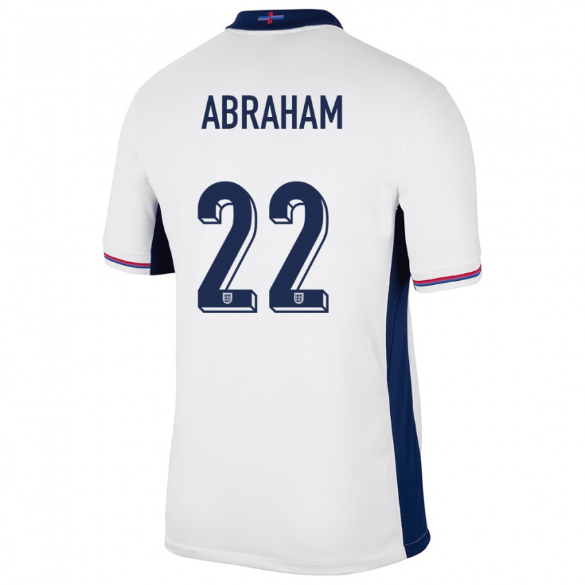 Gyermek Anglia Tammy Abraham #22 Fehér Hazai Jersey 24-26 Mez Póló Ing