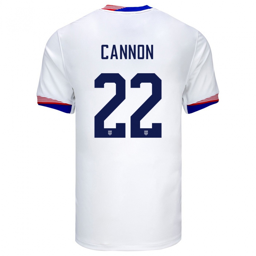 Gyermek Egyesült Államok Reggie Cannon #22 Fehér Hazai Jersey 24-26 Mez Póló Ing