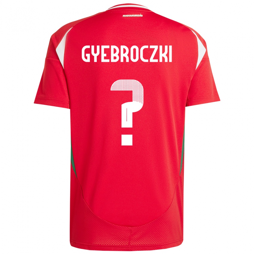 Gyermek Magyarország Dávid Gyebróczki #0 Piros Hazai Jersey 24-26 Mez Póló Ing