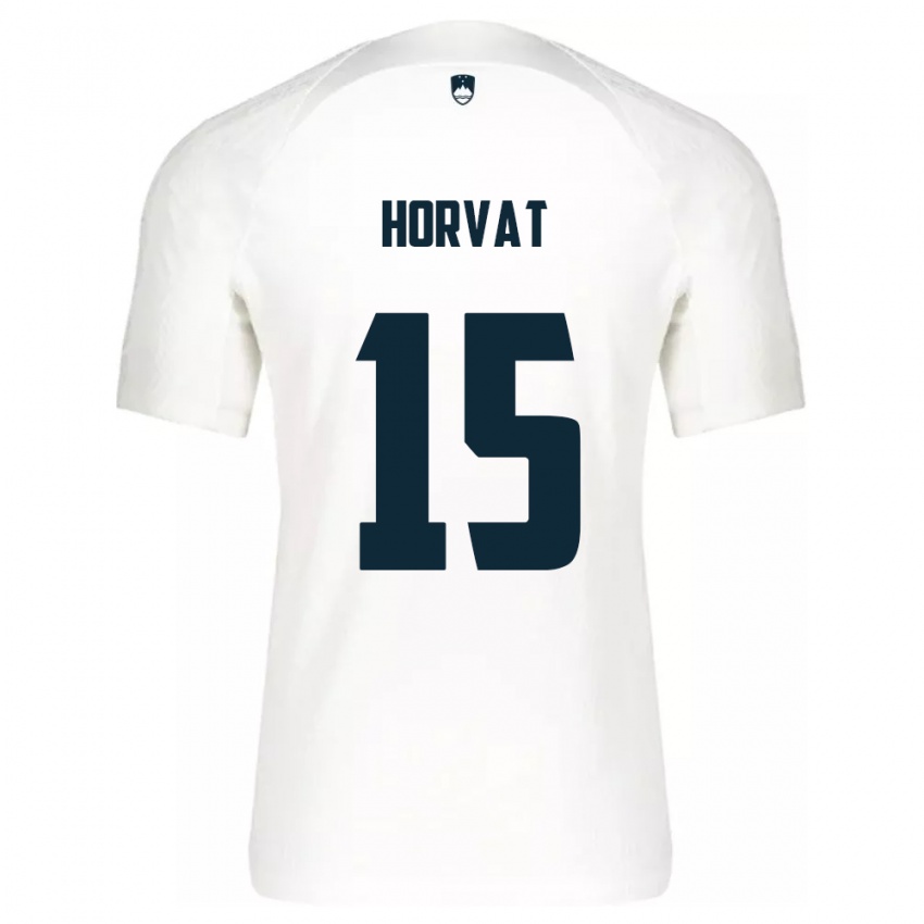 Gyermek Szlovénia Tomi Horvat #15 Fehér Hazai Jersey 24-26 Mez Póló Ing