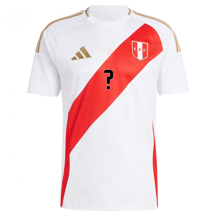 Gyermek Peru Maxloren Castro #0 Fehér Hazai Jersey 24-26 Mez Póló Ing