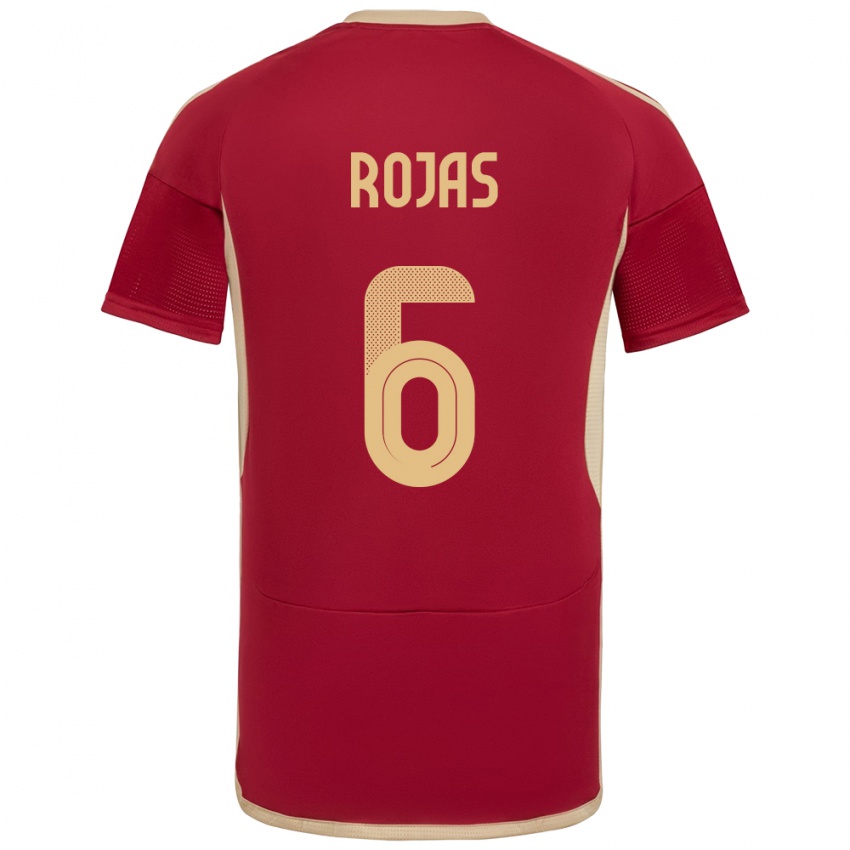 Gyermek Venezuela Carlos Rojas #6 Burgundia Hazai Jersey 24-26 Mez Póló Ing