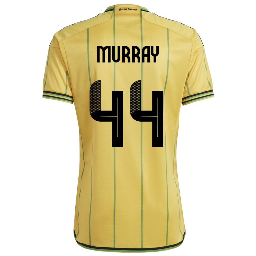 Gyermek Jamaica Satara Murray #44 Sárga Hazai Jersey 24-26 Mez Póló Ing