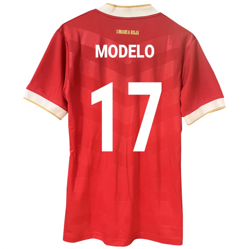 Gyermek Panama Aimar Modelo #17 Piros Hazai Jersey 24-26 Mez Póló Ing