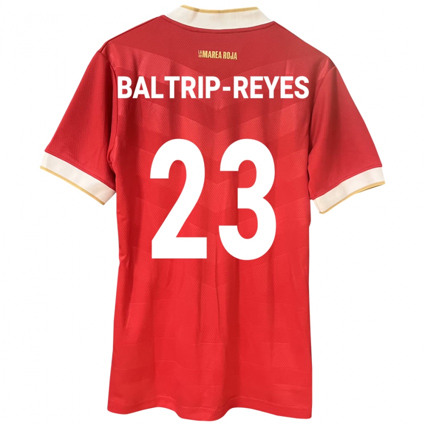 Gyermek Panama Carina Baltrip-Reyes #23 Piros Hazai Jersey 24-26 Mez Póló Ing