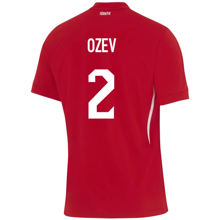 Gyermek Törökország Ümran Özev #2 Piros Idegenbeli Jersey 24-26 Mez Póló Ing