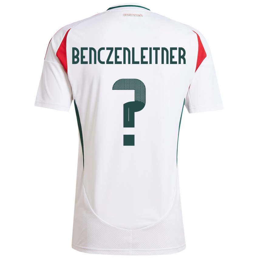 Gyermek Magyarország Barna Benczenleitner #0 Fehér Idegenbeli Jersey 24-26 Mez Póló Ing