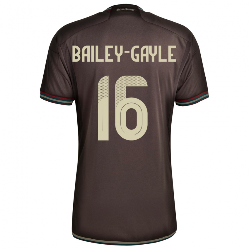 Gyermek Jamaica Paige Bailey-Gayle #16 Éjszakai Barna Idegenbeli Jersey 24-26 Mez Póló Ing