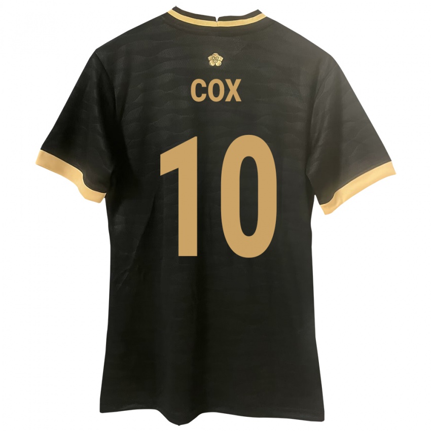 Gyermek Panama Marta Cox #10 Fekete Idegenbeli Jersey 24-26 Mez Póló Ing