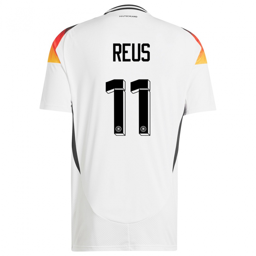 Férfi Németország Marco Reus #11 Fehér Hazai Jersey 24-26 Mez Póló Ing