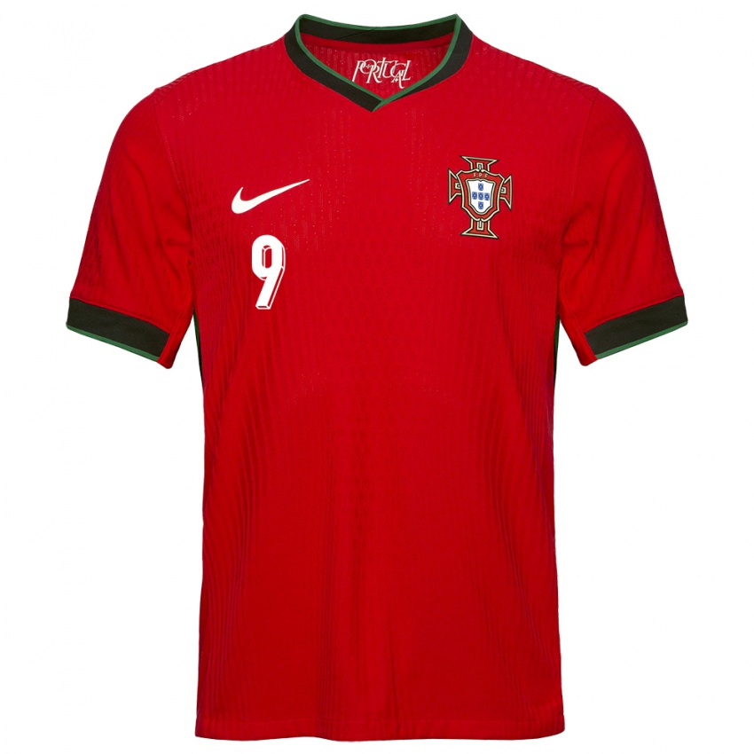 Férfi Portugália Goncalo Ramos #9 Piros Hazai Jersey 24-26 Mez Póló Ing