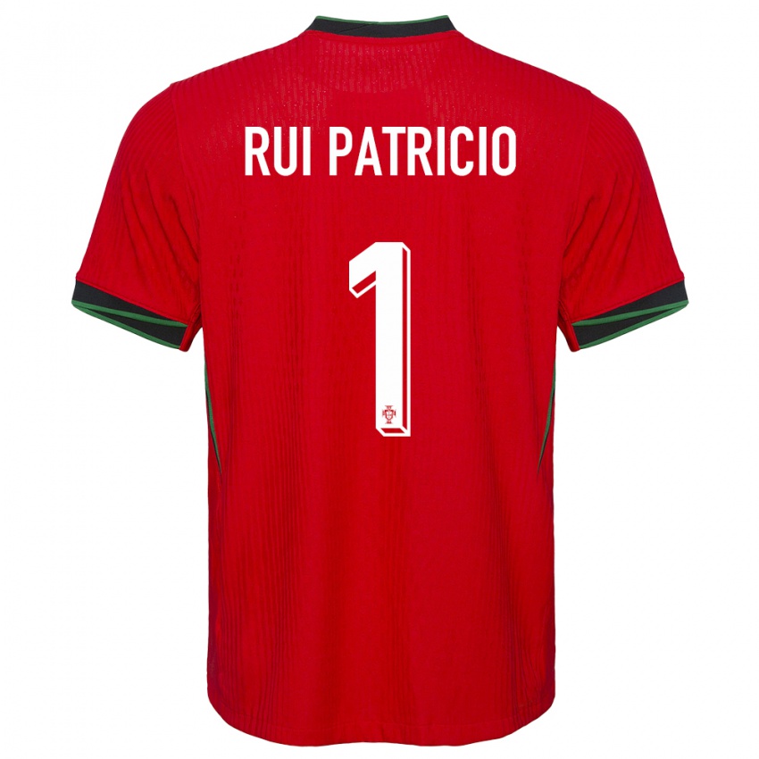 Férfi Portugália Rui Patricio #1 Piros Hazai Jersey 24-26 Mez Póló Ing