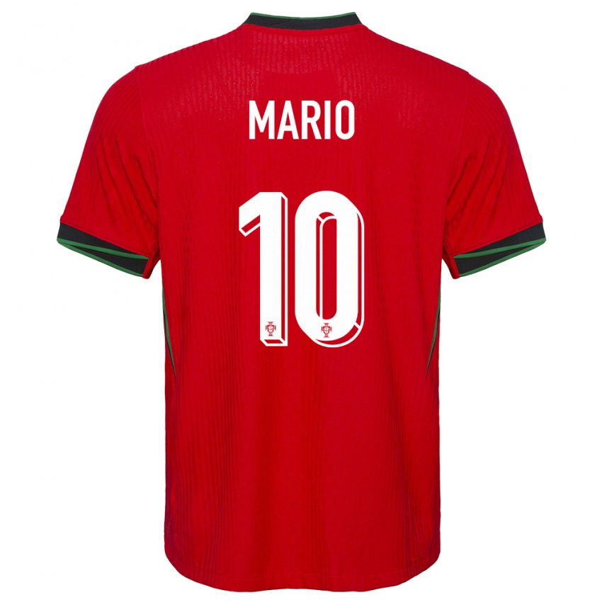 Férfi Portugália Joao Mario #10 Piros Hazai Jersey 24-26 Mez Póló Ing