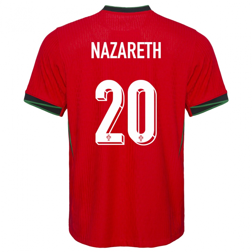 Férfi Portugália Kika Nazareth #20 Piros Hazai Jersey 24-26 Mez Póló Ing